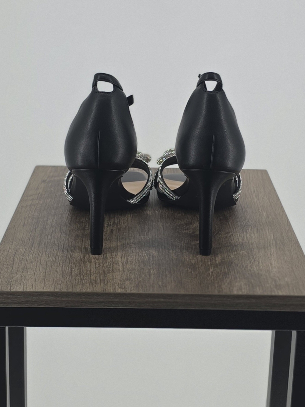 Black Rhinestone Heels - Picture 5 of 7